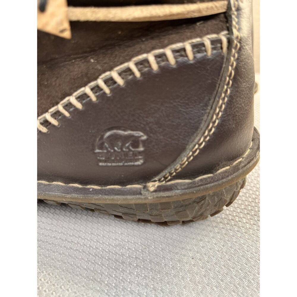 Sorel Anyu Winter Boots Snow Shoes Womens Size 11 US Brown Suede Insulated - Picture 6 of 11